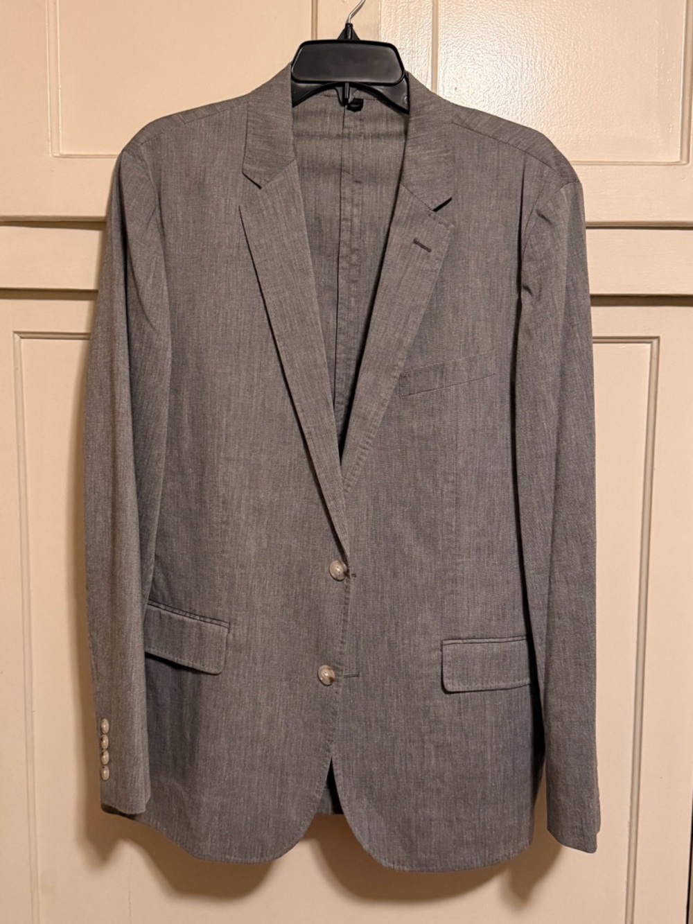 J. Crew Light Gray Two-Button Sport Coat